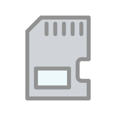 Hafıza Doldurulmuş Işık Vektörü Simgesi Tasarımı