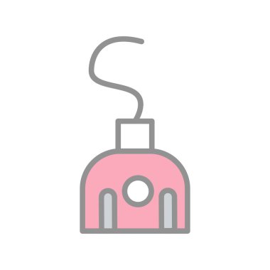 Kadın Elektrik Eklentisi Işık Vektörü Simgesi Tasarımı