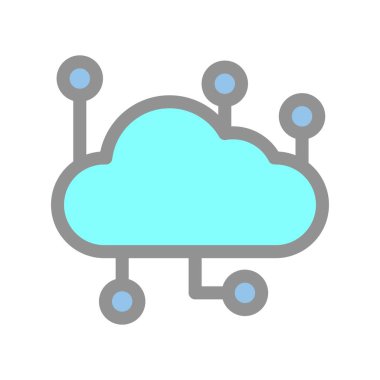 Bağlantı Doldurulmuş Işık Vektörü Simgesi Tasarımı