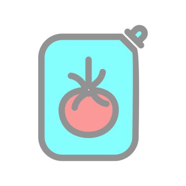 Sos Doldurulmuş Işık Vektörü Simgesi Tasarımı