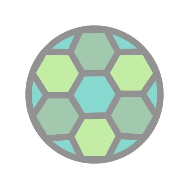 Futbol Işık Vektörü Simgesi Tasarımı