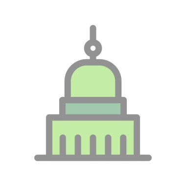 Köstebek Antonelliana Işık Vektörü Simgesi Tasarımı