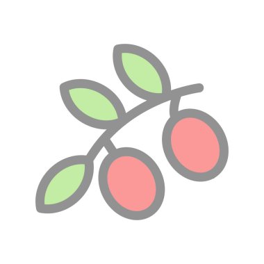 Zeytin Doldurulmuş Işık Vektörü Simgesi Tasarımı