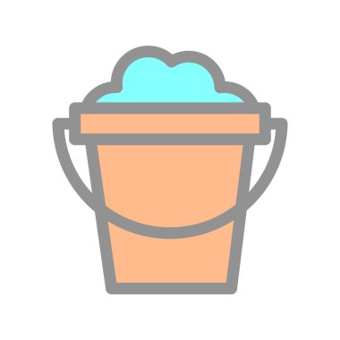 Pot Doldurulmuş Işık Vektörü Simgesi Tasarımı