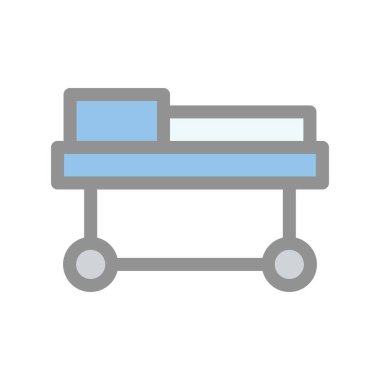 Sedye Doldurulmuş Işık Vektörü Simgesi Tasarımı