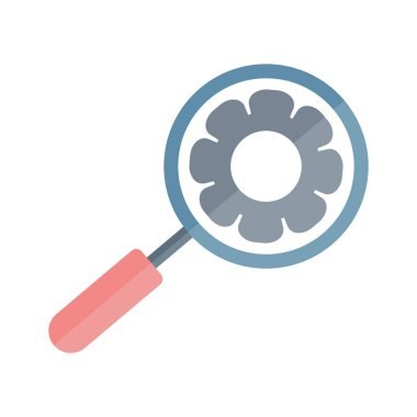 Düz Işık Vektör Simgesi Tasarımı Tara