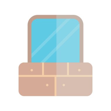 Düz Işık Vektörü Simgesi Tasarımı Giydiriliyor