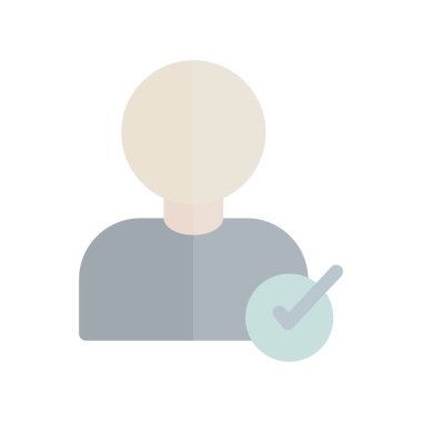 Aday Düz Işık Vektörü Simgesi Tasarımı