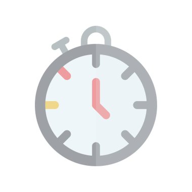 Düz Işık Vektörü Simgesi Tasarımı 'nı Durdur