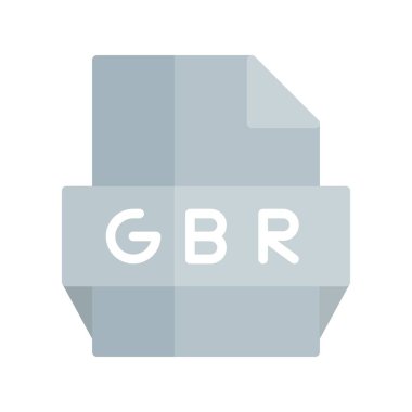 Gbr Düz Işık Vektörü Simgesi Tasarımı