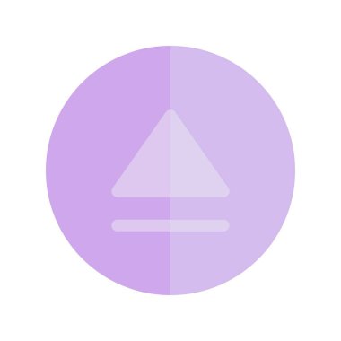 Düz Işık Vektörü Simgesi Tasarımı