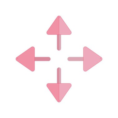 Yön Düz Işık Vektör Simgesi Tasarımı