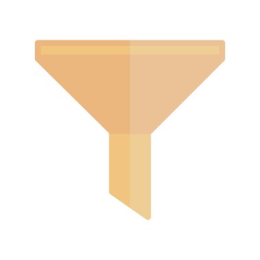 Süzgeç Düz Işık Vektörü Simgesi Tasarımı