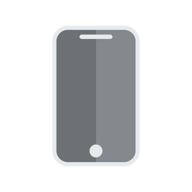 Mobil Düz Işık Vektörü Simgesi Tasarımı