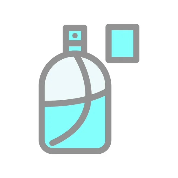 Perfume Lleno Luz Vector Icono Diseño — Archivo Imágenes Vectoriales