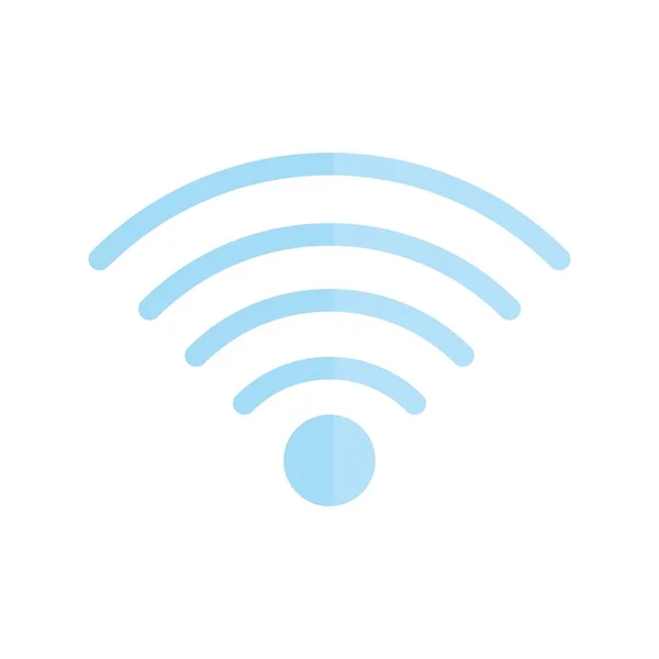 Wifi Flat Light Vector Icon Desig — Stockvektor