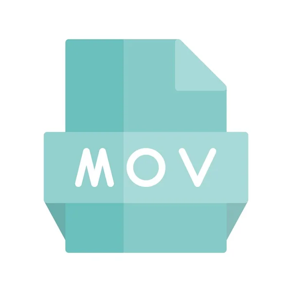 Mov平面光矢量Icon设计 — 图库矢量图片