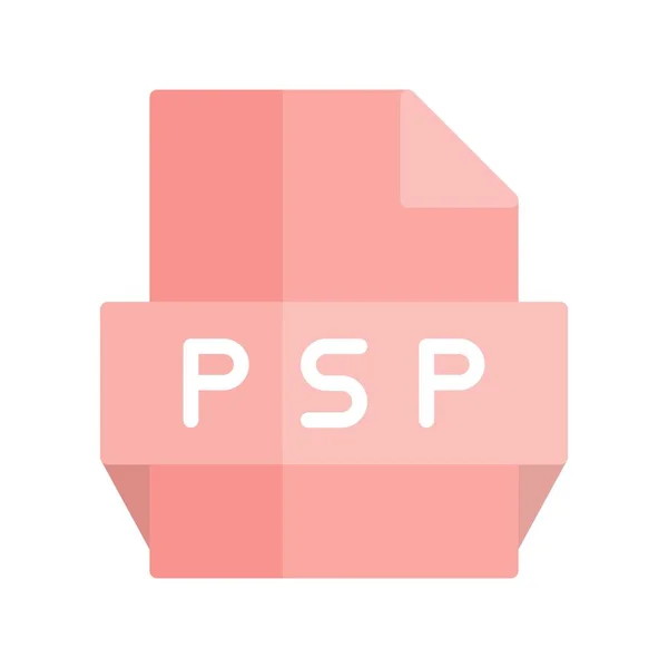 Psp Flat Light Vector Icon Desig — Stock Vector