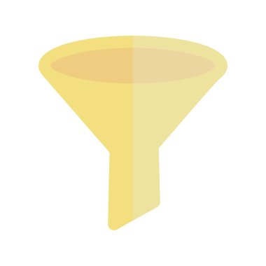 Süzgeç Düz Işık Vektörü Simgesi Tasarımı