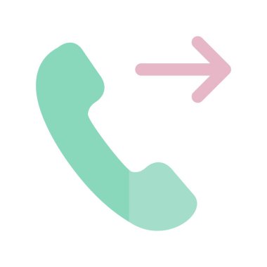 Giden Arama Düz Işık Vektörü Simgesi Tasarımı