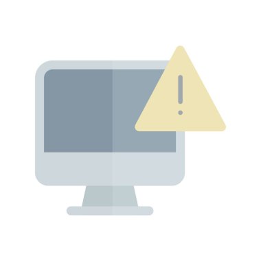 Düz Işık Vektör Simgesi Tasarımı uyarısı