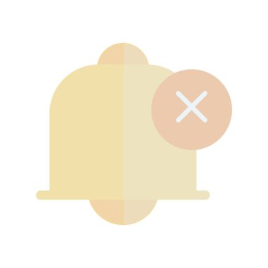 Bell Düz Işık Vektör Simgesi Tasarımı