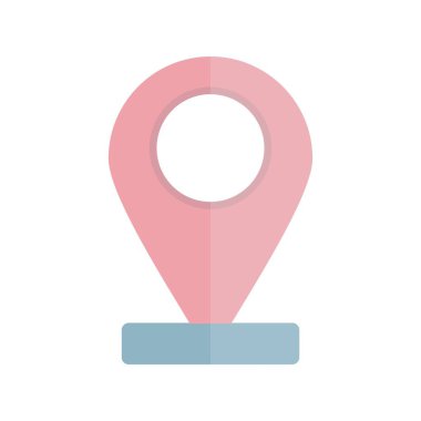 Pin Düz Işık Vektörü Simgesi Tasarımı