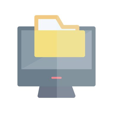 Dizin Düz Işık Vektörü Simgesi Tasarımı