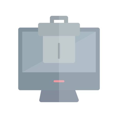 Kağıt Kutusu Düz Işık Vektörü Simgesi Tasarımı