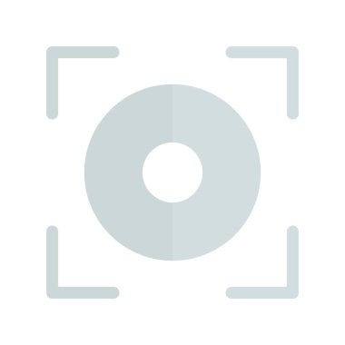 Düz Işık Vektörü Simgesi Desig 'e Odaklan