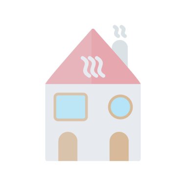 Sıcak Kahve Noktası Düz Işık Vektörü Simgesi Tasarımı