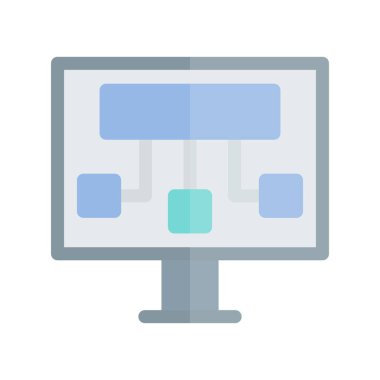 Veri Kaynağı Düz Işık Vektörü Simgesi Tasarımı