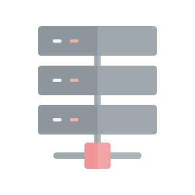 Veri Düz Işık Vektörü Simgesi Tasarımı