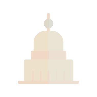 Köstebek Antonelliana Düz Işık Vektörü Simgesi Tasarımı