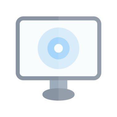 CD Düz Işık Vektörü Simgesi Tasarımı