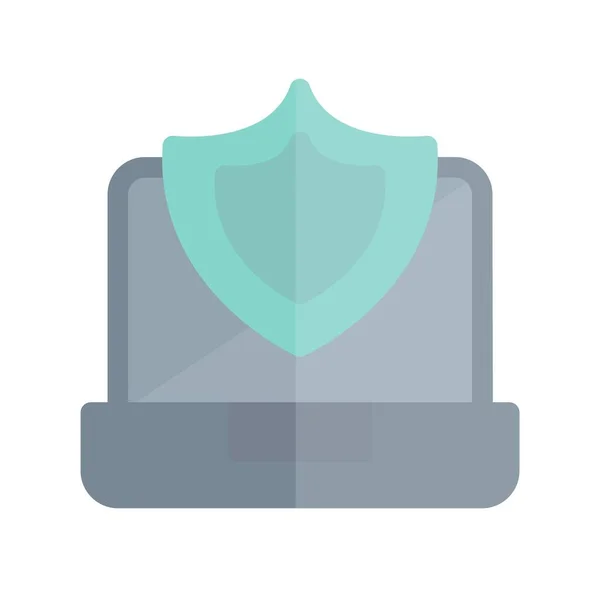 Security Flat Light Vector Icon Desig — Stock Vector