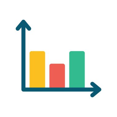 Grafik Düz Vektör Simgesi Tasarımı