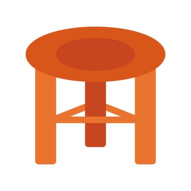 Dışkı Düz Vektörü Simgesi Tasarımı