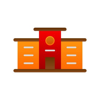 Ofis Oluşturma Düz Vektör Simgesi Tasarımı