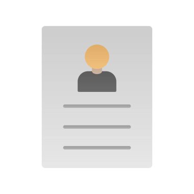 Müfredat Düz Vektör Simgesi Tasarımı