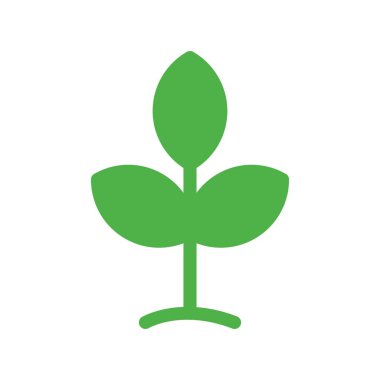Filizler Düz Vektör Simgesi Tasarımı