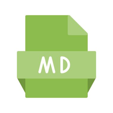 Mb Düz Vektör Simgesi Tasarımı