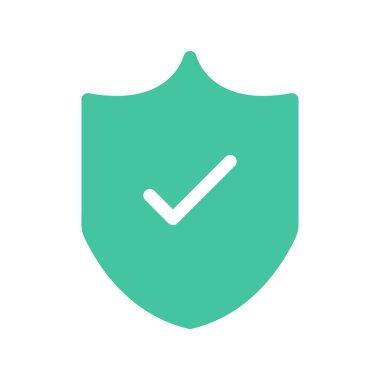 Gizlilik Düz Vektör Simgesi Tasarımı