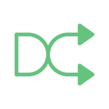 Hız Düz Vektör Simgesi Tasarımı