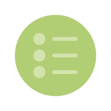 Menü Düz Vektör Simgesi Tasarımı