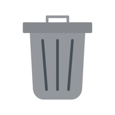 Geri dönüşüm bin Glyph Vektör Simgesi Tasarımı