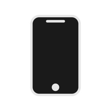 Mobil Glyph Vektör Simgesi Tasarımı