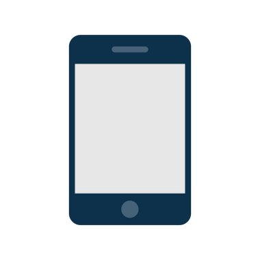 Akıllı Telefon Düz Vektör Simgesi Tasarımı