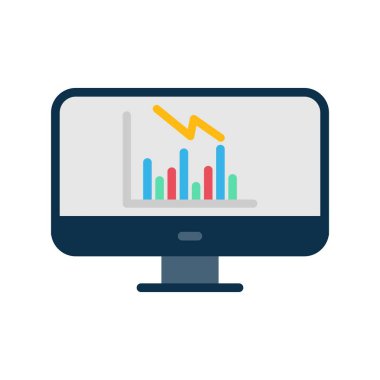 Büyüme Düz Vektör Simgesi Tasarımı