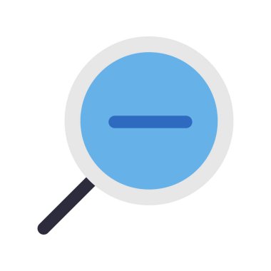 Zomm Out Glyph Vektör Simgesi Tasarımı